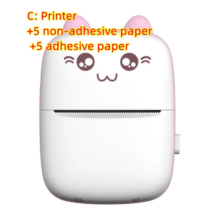 Mini Printer Portable Mini Bluetooth WiFi New Wrong Printer Mobile Phone Photo Title Note Hot Print Pocket Student Error Label Printer - Image 19