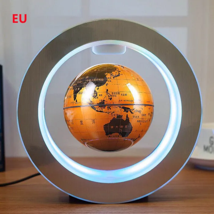 Round LED World Map Floating Globe Magnetic Levitation Light Anti Gravity Magic - Image 28