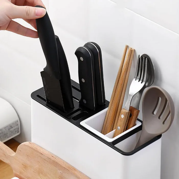 Tableware Storage Holders Kitchen Knife Plastic Storages Racks For Kitchen Convenience Cabinet Kitchen Gadgets - Image 3