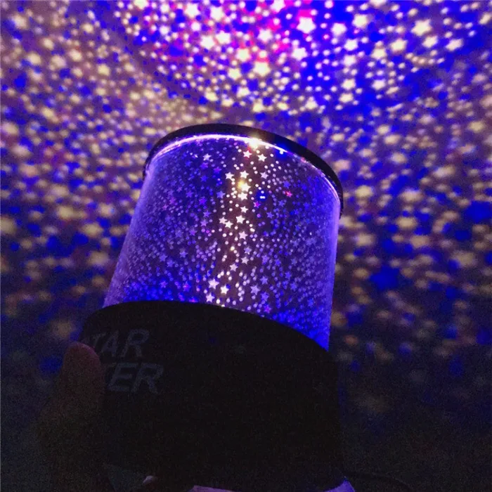 LED Night Light Projector Lamp Colorful Star Light (Random Color) - Image 4