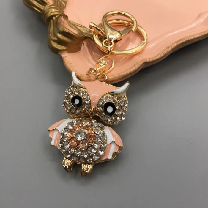 Owl Keychain Enamel Artware Cartoon Cute - Image 9