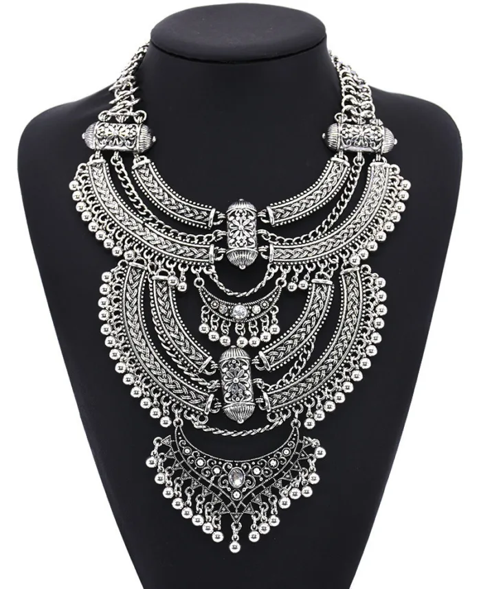 Alloy Diamond Short Necklace Crystal Necklace - Image 18