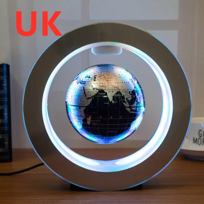 Round LED World Map Floating Globe Magnetic Levitation Light Anti Gravity Magic - Image 12