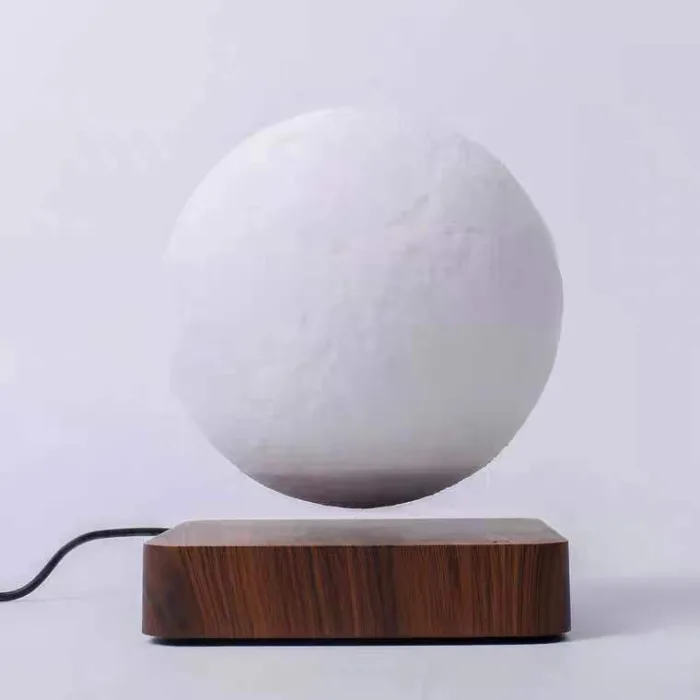 Magnetic Levitation Table Lamp Moon Light 3D Printing Planet Night Light - Image 5