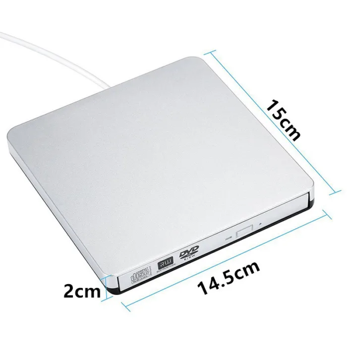 Computer External Mobile External Burning Optical Drive Tray Drive Disc Dvd Burner - Image 2