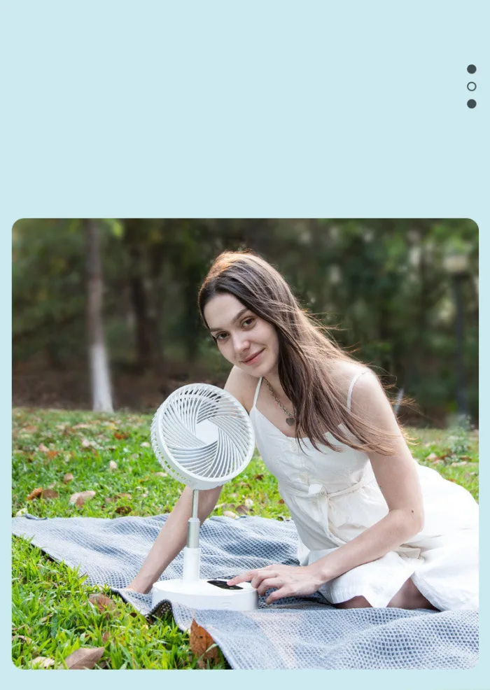 USB Charging Fan Portable Retractable Mini Fan - Image 7