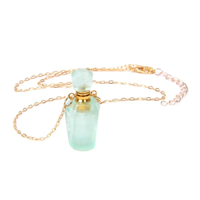 Perfume bottle crystal pendant necklace - Image 12