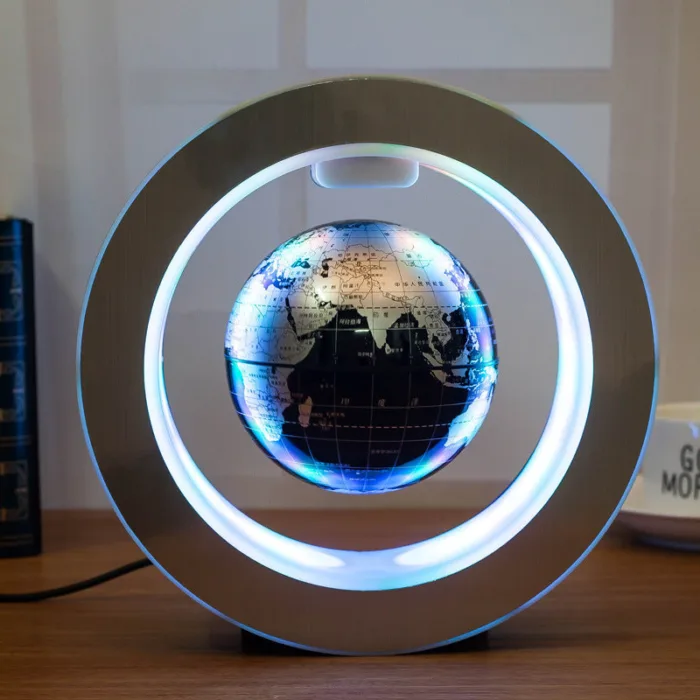 Round LED World Map Floating Globe Magnetic Levitation Light Anti Gravity Magic - Image 30