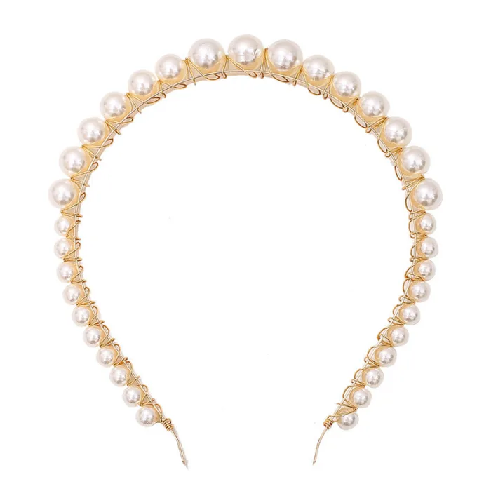 Thin pearl headband - Image 6