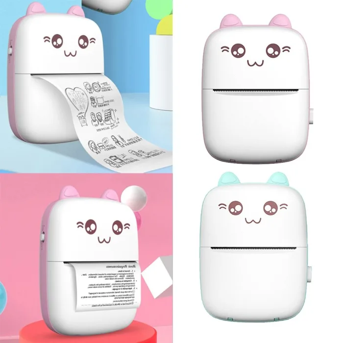 Mini Printer Portable Mini Bluetooth WiFi New Wrong Printer Mobile Phone Photo Title Note Hot Print Pocket Student Error Label Printer - Image 4