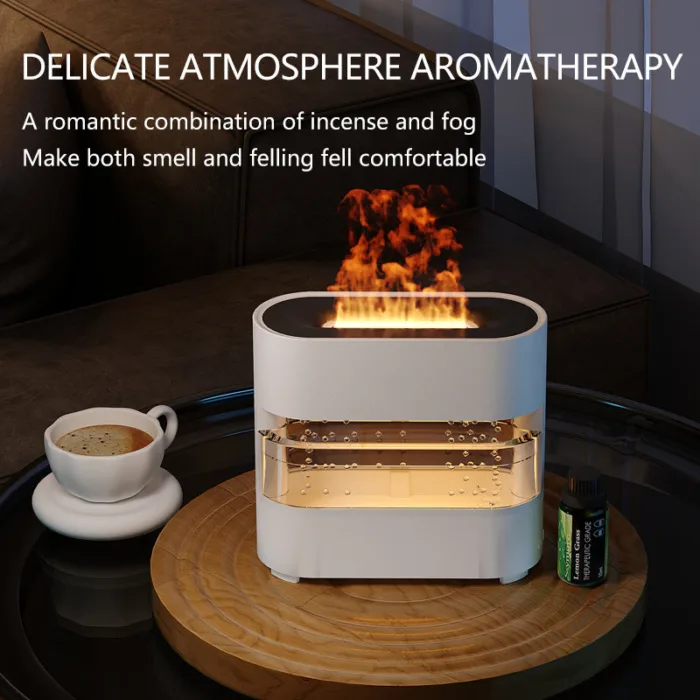 2024 New Products Rain Cloud Fire Humidifier Water Drip Novedades 2024 Rain Water Diffuser Fire Flame Humidifier Aroma Diffuser - Image 5