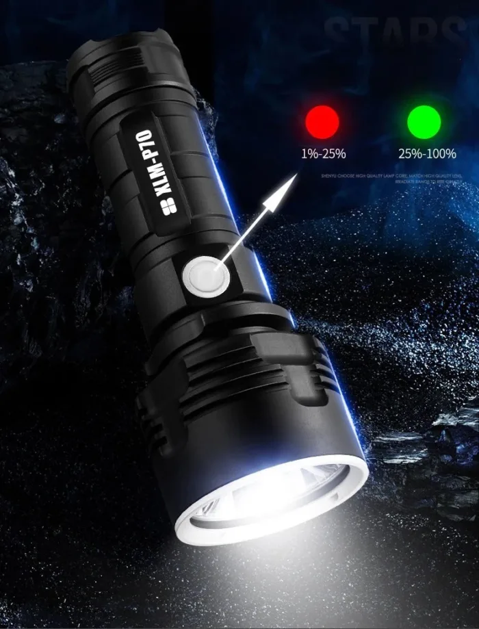 Strong Flashlight Focusing Led  Light Rechargeable Super Bright LED Outdoor Xenon Lamp - Image 7