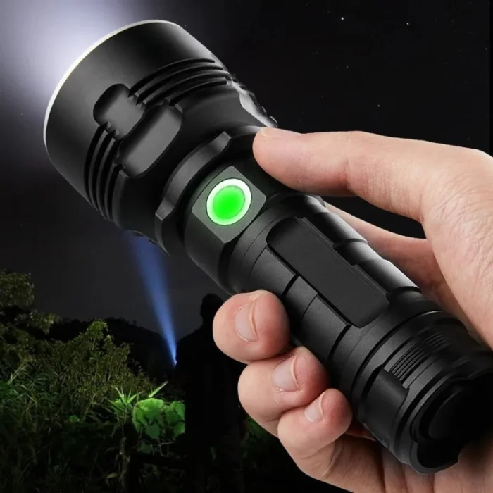 Strong Flashlight Focusing Led  Light Rechargeable Super Bright LED Outdoor Xenon Lamp - Image 8