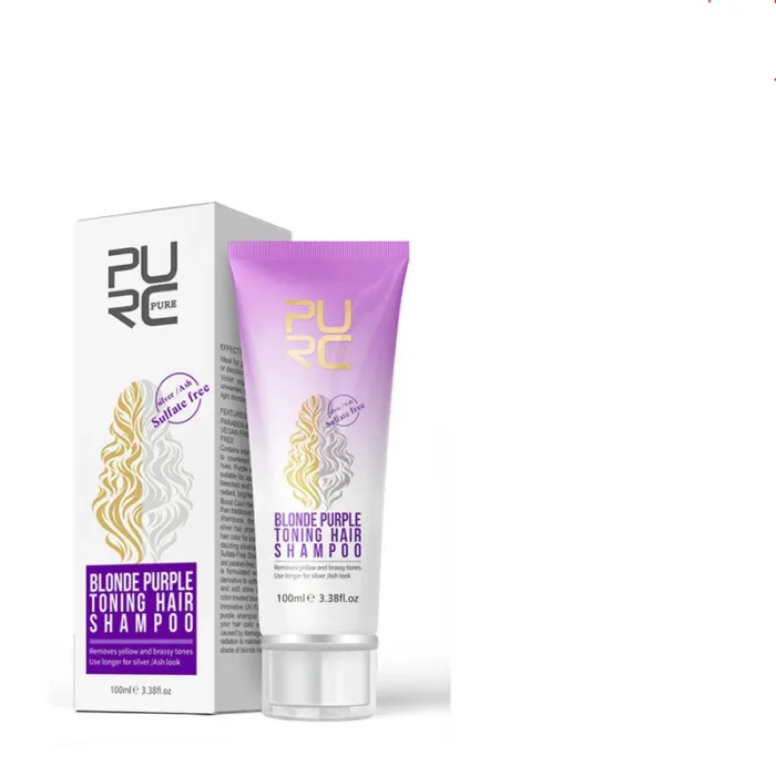 Gray-Yellow Shampoo After Dyeing, Color Protection And Moisturizing Purple Shampoo - Image 2