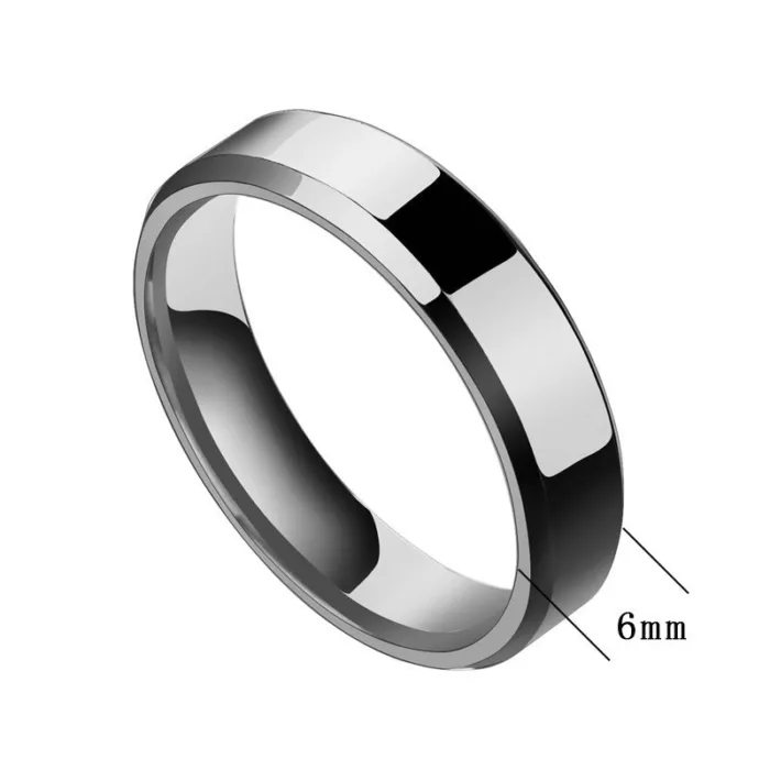 Niche Rings For Men And Women Stainless Steel Couple Rings - Image 7