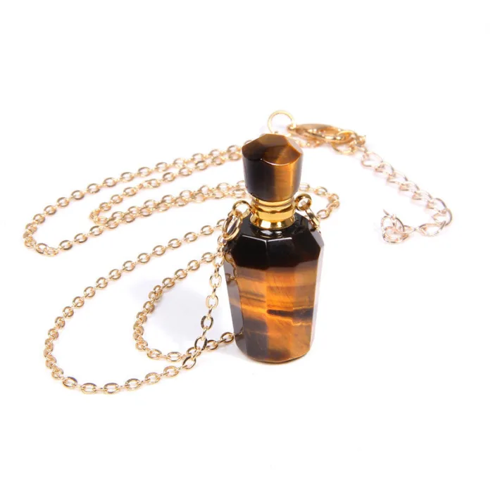 Perfume bottle crystal pendant necklace - Image 6