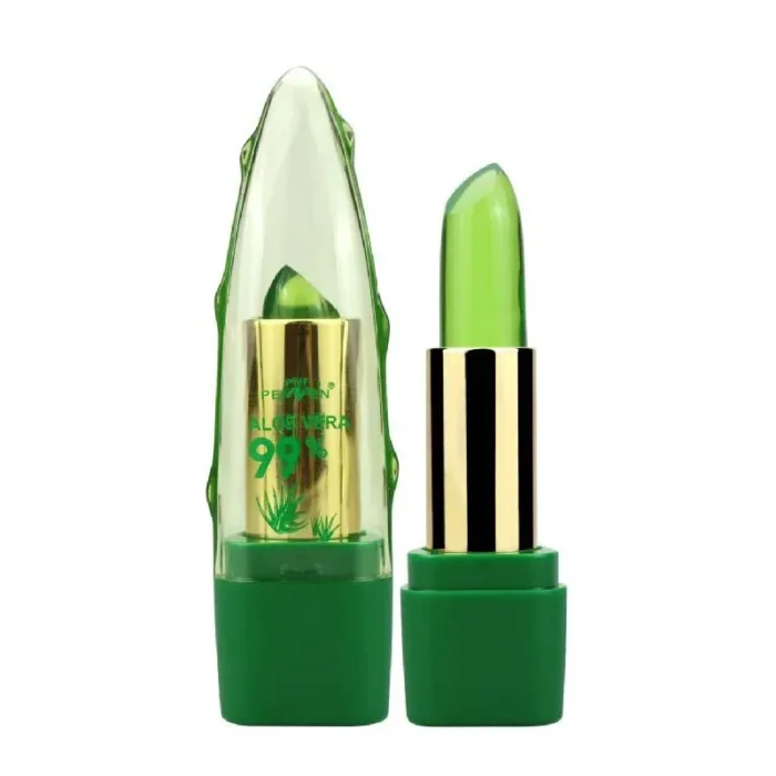 Aloe Vera Gel Color Changing Lipstick Gloss  Moisturizer Anti-drying Desalination Fine-grain Lip Blam Care - Image 2