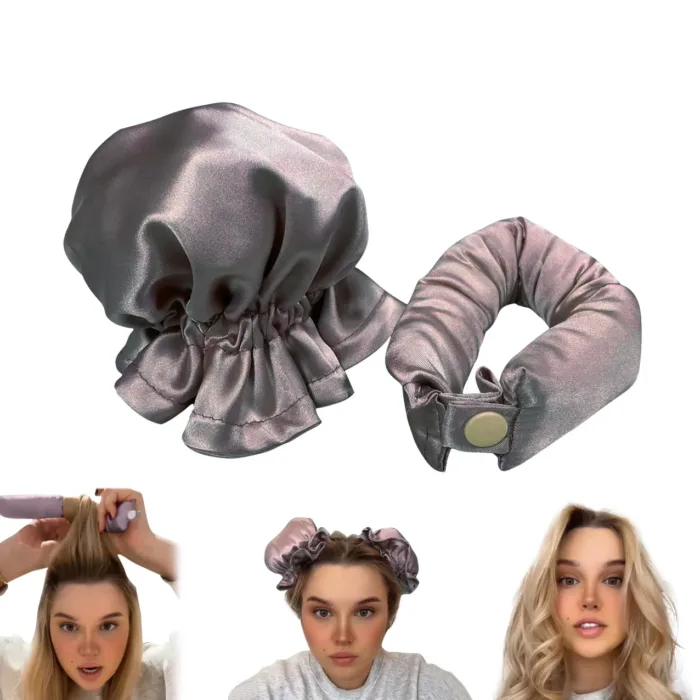 New Heatless Curl Stick With Cloth Cover Cute Ball Head Hair Curler Headband Hair Rollers Wave Form Curling Rod Hair Style Tools Gadgets - Image 2