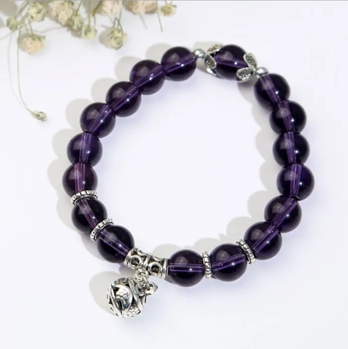 Natural opal beads bracelets crystal fashion women bracelet vintage stainless steel braceletes for women - Image 5