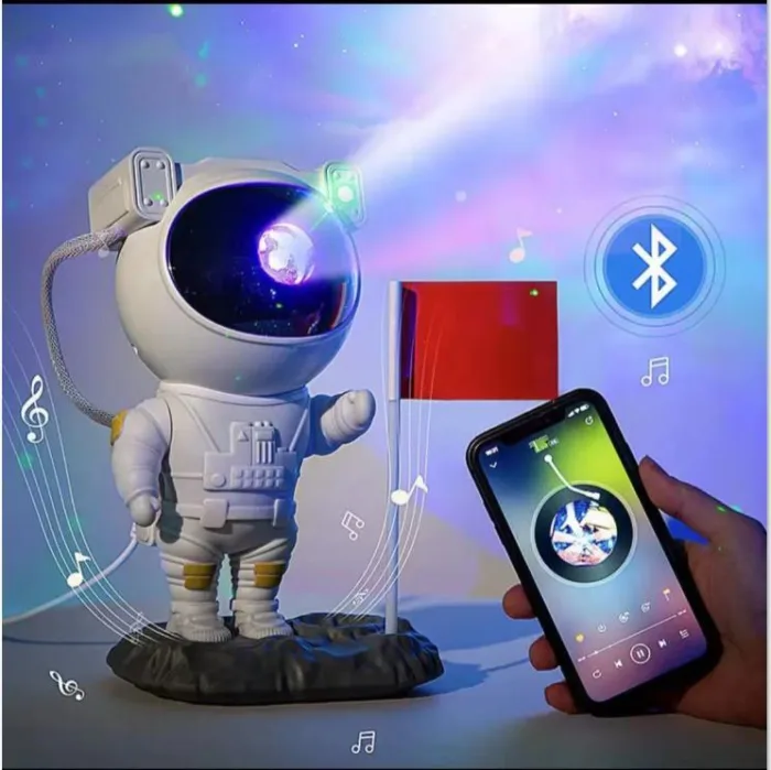 Creative Astronaut Galaxy Starry Sky Projector Nightlight USB Atmospher Bedroom Table Lamp - Image 16