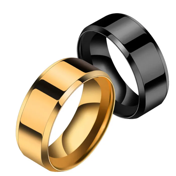 Niche Rings For Men And Women Stainless Steel Couple Rings - Image 6