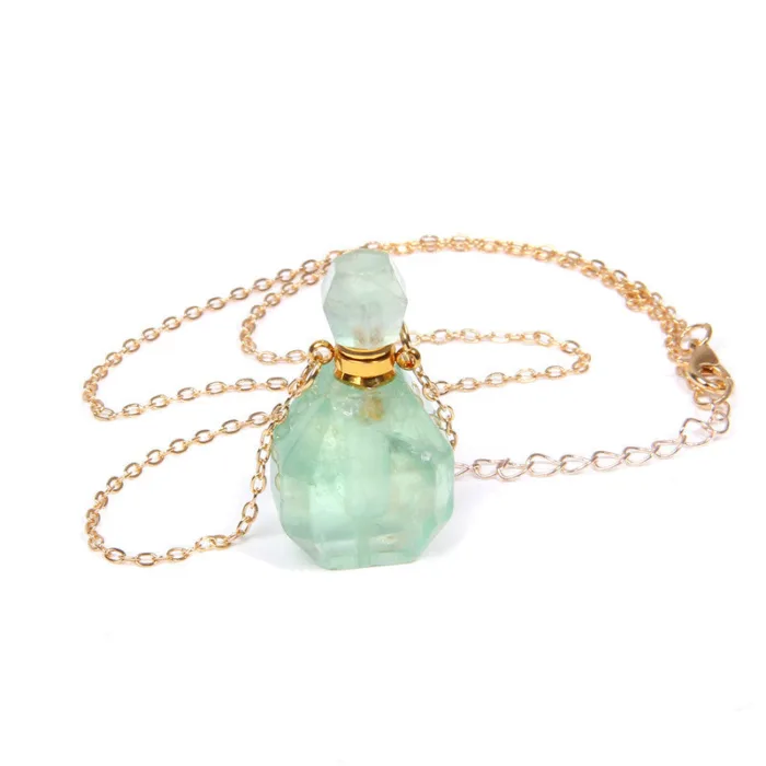 Perfume bottle crystal pendant necklace - Image 7