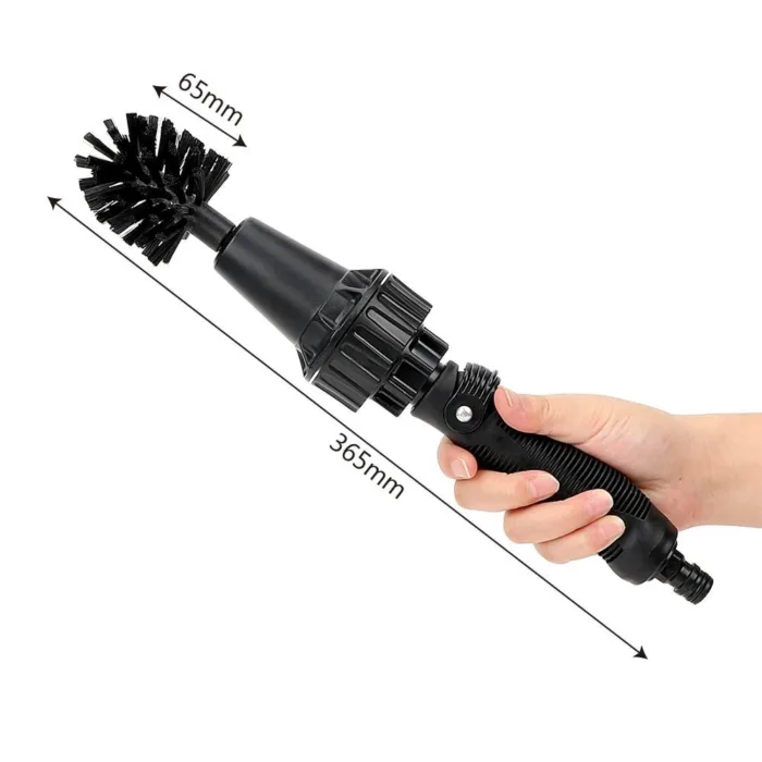 Water-driven Rotary Cleaning Brush Wash Hand-held Water Spray Brush - Image 5