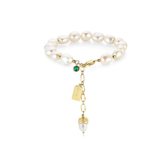 Natural Zircon Pearl Bracelet Ins Fashion Luxury Jewelry - Image 8