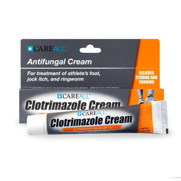 CareAll Clotrimazole Antifungal Cream 1% USP 1.0 oz. (6 Pack), Cures Most Athlete’s Foot, Jock Itch and Ringworm, Sooths and Relieves Itching, Burning and Cracking from These Conditions - Image 4