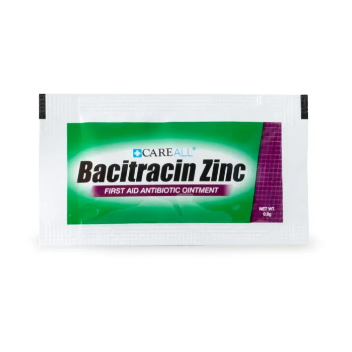 CareAll Bacitracin Antibiotic Zinc Ointment 0.9gr Foil Packet (25 Pack). First Aid Ointment to Prevent and Heal Infections for Minor Cuts, Scrapes and Burns. - Image 5