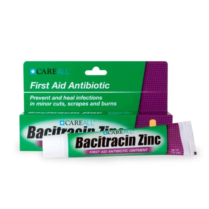 CareAll Bacitracin Antibiotic Zinc Ointment 1oz (3 Pack). First Aid Ointment to Prevent and Heal Infections for Minor cuts, Scrapes and Burns. - Image 7