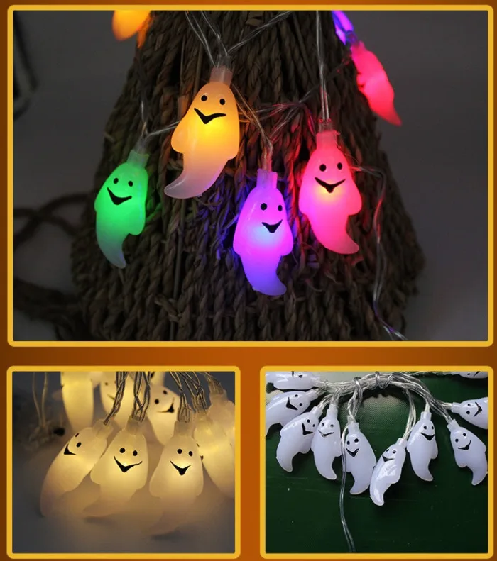 Halloween Decoration Pumpkin  Light  LED String Lights Lantern - Image 4