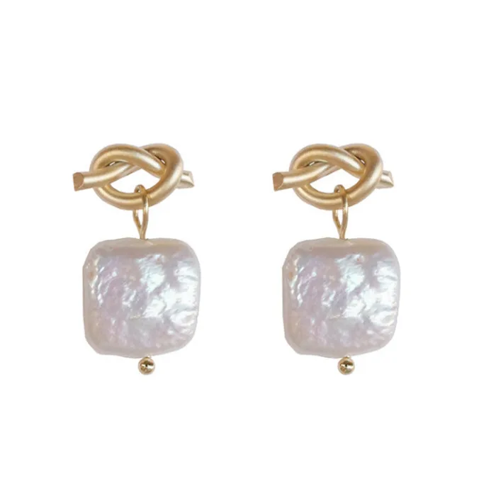 Natural pearl earrings - Image 5