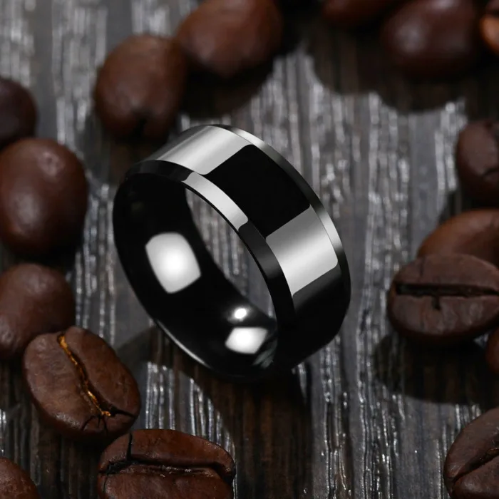 Niche Rings For Men And Women Stainless Steel Couple Rings - Image 3