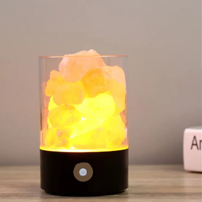 USB Crystal Light Himalayan Salt LED Lamp - Image 12