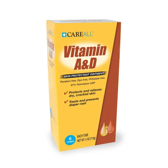 CareAll (6 Tubes) 4oz Vitamin A&D Ointment Treats and Prevents Diaper Rash, Seals out Wetness. Protects and Relieves Dry Cracked Skin, Minor Cuts, Scrapes and Burns - Image 7