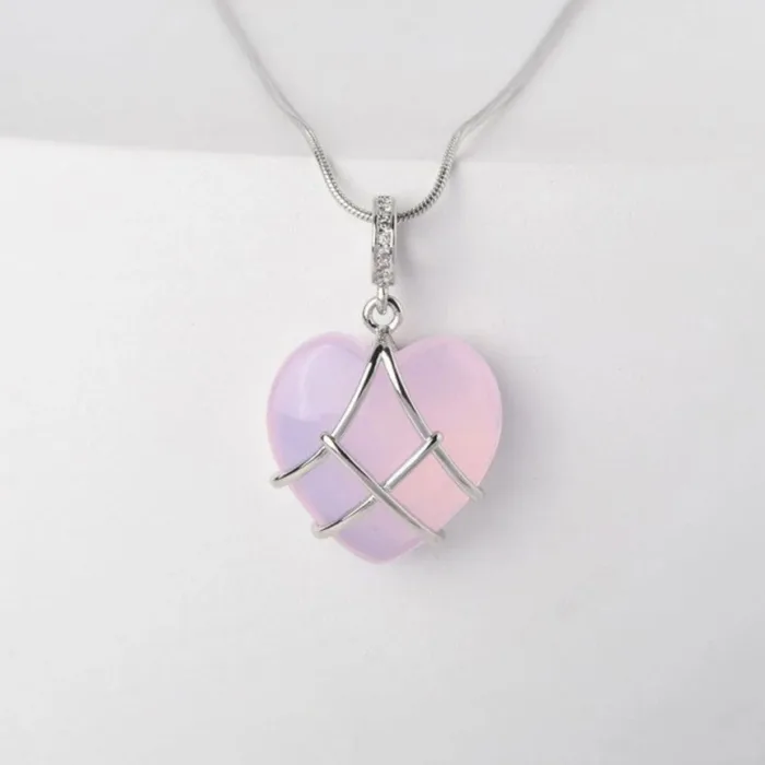 Fashion Moonstone Necklace For Cartoon Princess Love Girl Necklace Novelty Jewelry - Image 4