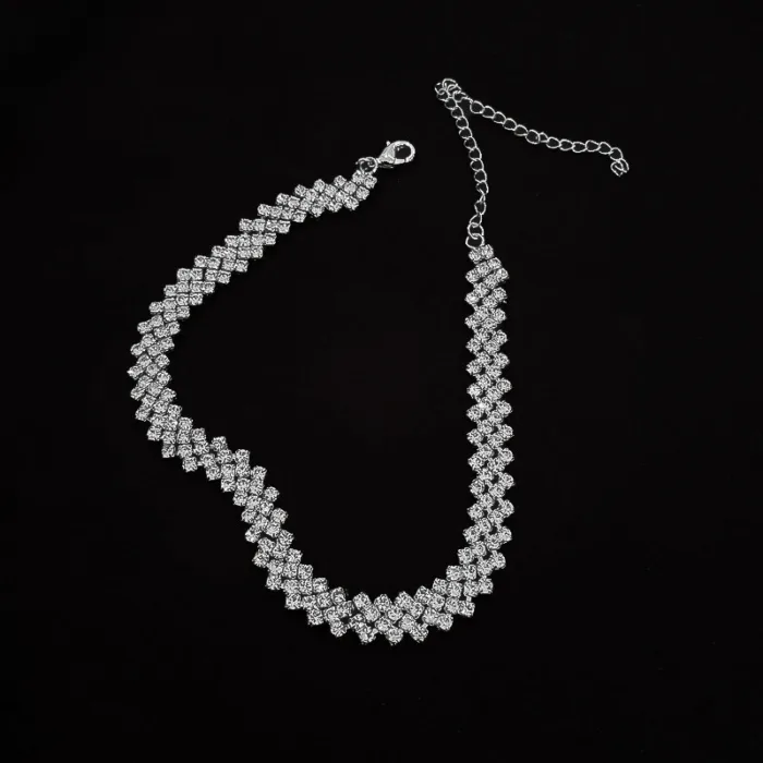 Full Rhinestone Necklace Necklace Clavicle Chain Necklace Fashion Necklace - Image 5