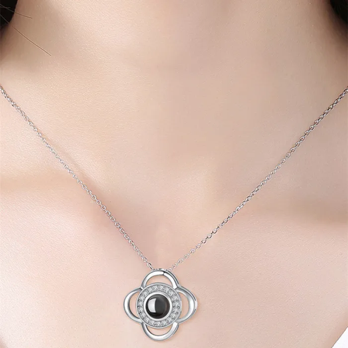 Hot Valentine's Day Gifts Metal Rose Jewelry Gift Box Necklace For Wedding Girlfriend Necklace Gifts - Image 14