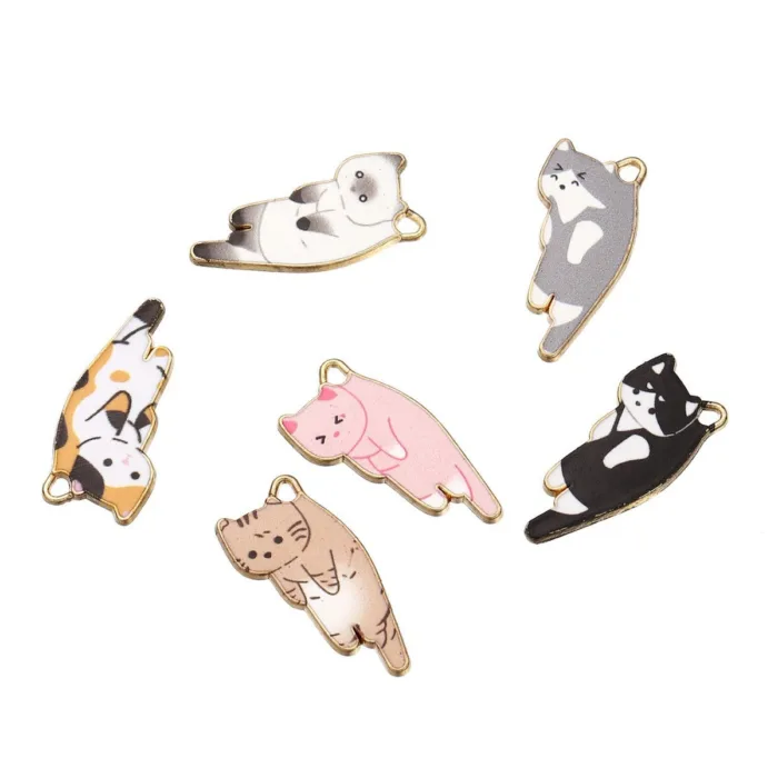 DIY Ornament Accessories Animal Kitty Student Earrings - Image 5