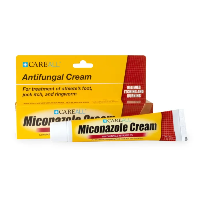 CareAll Miconazole Nitrate 2% Antifungal Cream 1.0 oz., Cures Most Athlete’s Foot, Jock Itch, Ringworm, Compare to Leading Brand