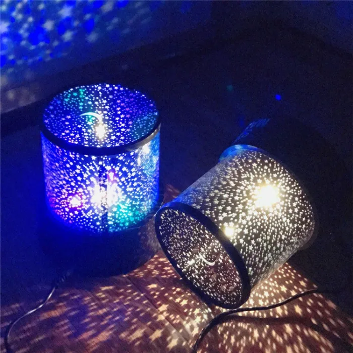 LED Night Light Projector Lamp Colorful Star Light (Random Color) - Image 2