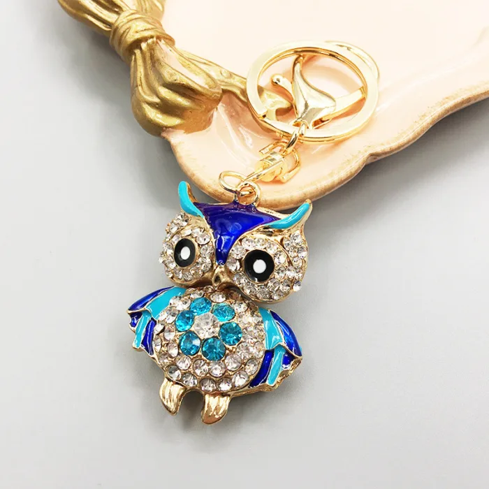 Owl Keychain Enamel Artware Cartoon Cute - Image 3