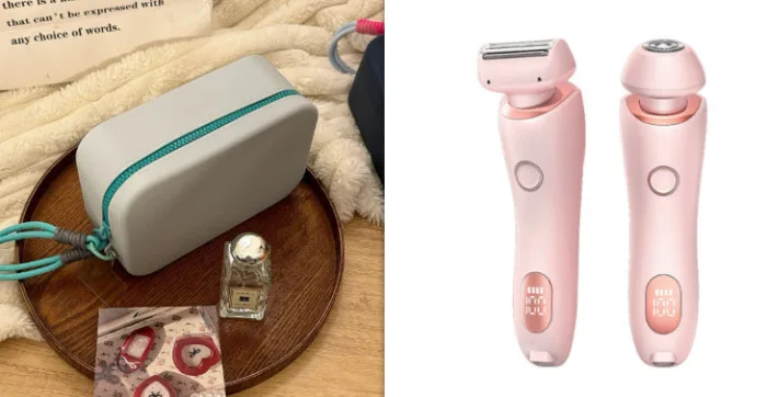 2 In 1 Hair Removal Epilator USB Rechargeable Trimmer Women Body Razor Face Leg Armpit Bikini Hand Pubic Shaver Hair Remover - Image 18