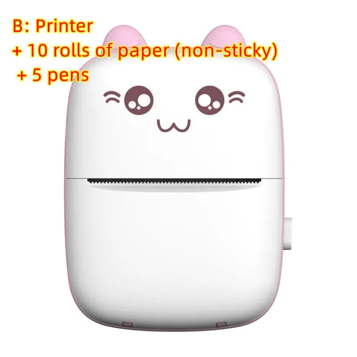 Mini Printer Portable Mini Bluetooth WiFi New Wrong Printer Mobile Phone Photo Title Note Hot Print Pocket Student Error Label Printer - Image 22