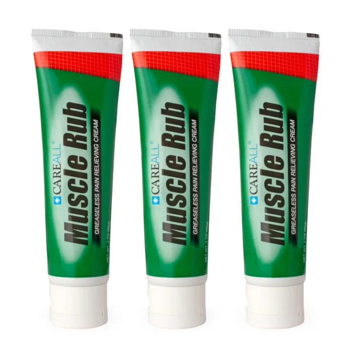 CareAll Muscle Rub Non-Greasy Cream 3.0 oz. (3 Pack) Ultra Strength. Relief from Minor Aches and Pains in Muscles and Joints. 10% Menthol & 15% Methyl Salicylate