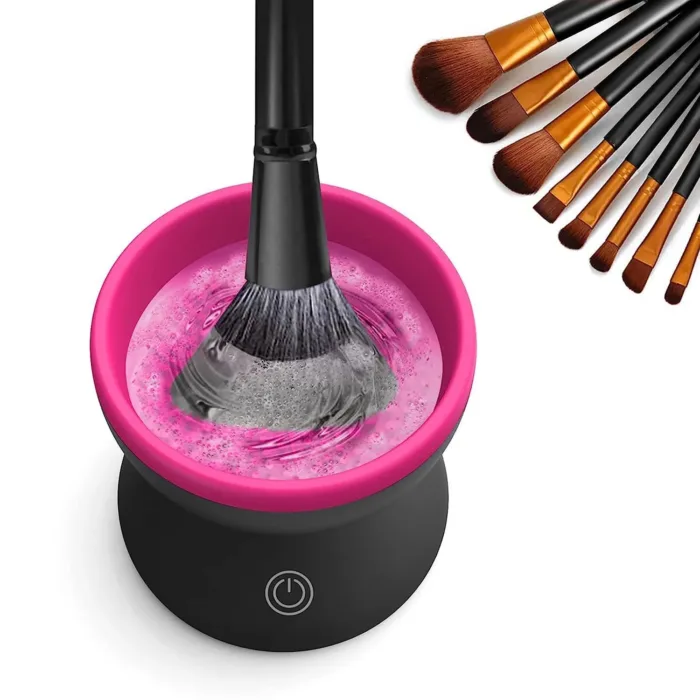 Electric Makeup Brush Cleaner Machine Portable Automatic USB Cosmetic Brush Cleaner Tools For All Size Beauty Makeup Brushes Set - Image 10