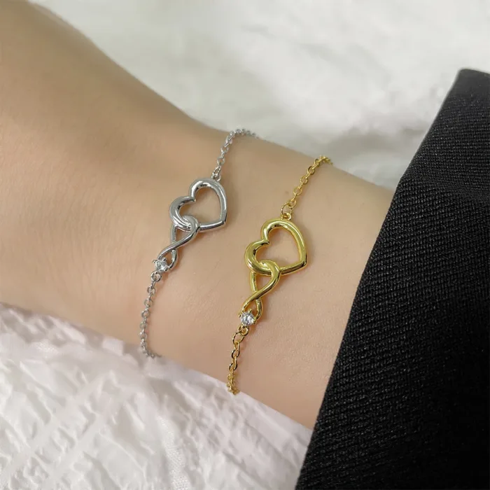 Heart-shape Bracelet Fashion Jewelry Versatile Love Bracelet Gift For Girlfriend Valentine's Day - Image 7