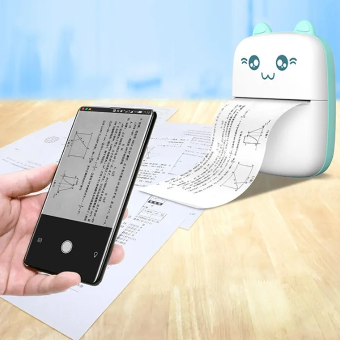 Mini Printer Portable Mini Bluetooth WiFi New Wrong Printer Mobile Phone Photo Title Note Hot Print Pocket Student Error Label Printer - Image 3