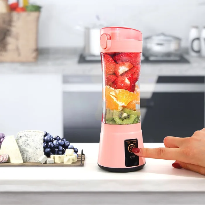 Portable Electric Fruit Juicer Wireless USB Rechargeable Mini Mixer Multifunction Summer Smoothie Blender Machine Kitchen Supplies - Image 4